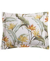 Tommy Bahama Home Birds of Paradise Reversible 3 Piece Duvet Cover Set, Full/Queen