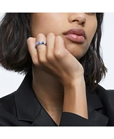 Swarovski Ortyx Cocktail Triangle Cut Rhodium Plated Ring