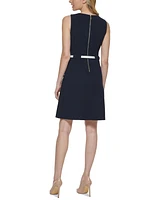 Tommy Hilfiger Petite Belted Sheath Dress