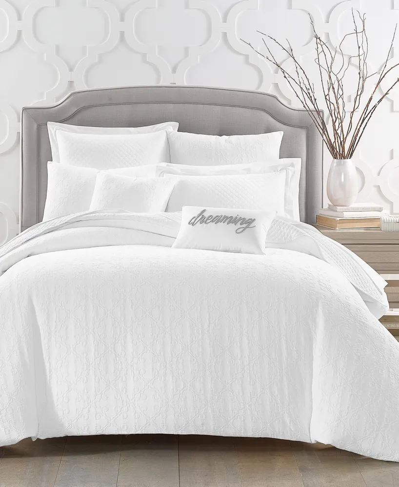 Charter Club Woven Tile 3-Pc. Comforter Set, Full/Queen, Exclusively at Macy's