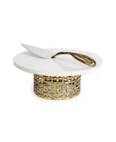 Michael Aram Palm Cake Stand - Gold