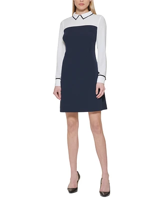 Tommy Hilfiger Women's Collared Sheath Dress