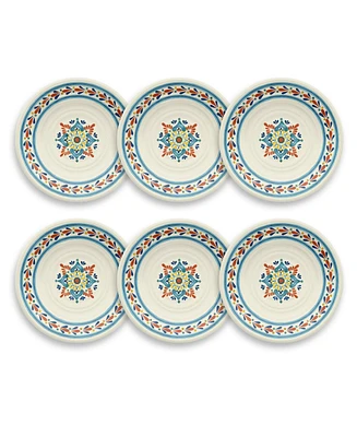 TarHong LaCena Medallion 6-Piece Salad Plate Set, 8.5"