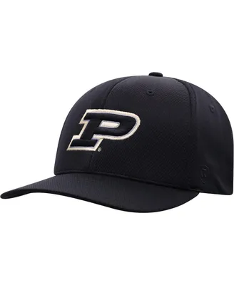 Men's Top of The World Black Purdue Boilermakers Reflex Logo Flex Hat