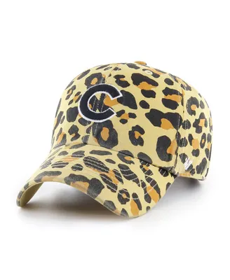 Women's '47 Chicago Cubs Tan Bagheera Cheetah Clean Up Adjustable Hat