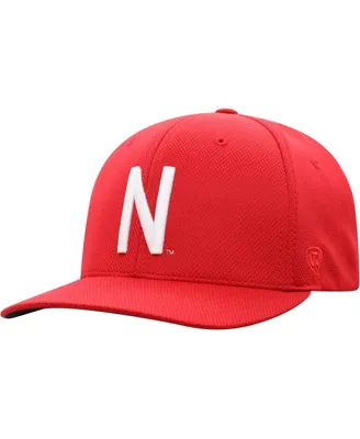 Men's Top of The World Scarlet Nebraska Huskers Reflex Logo Flex Hat