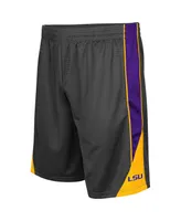 Men's Colosseum Charcoal Lsu Tigers Turnover Shorts