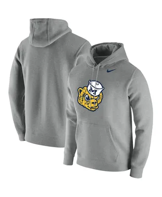 Men's Nike Heathered Gray Michigan Wolverines Vintage-Like Sailor Hat Wolverine Hoodie