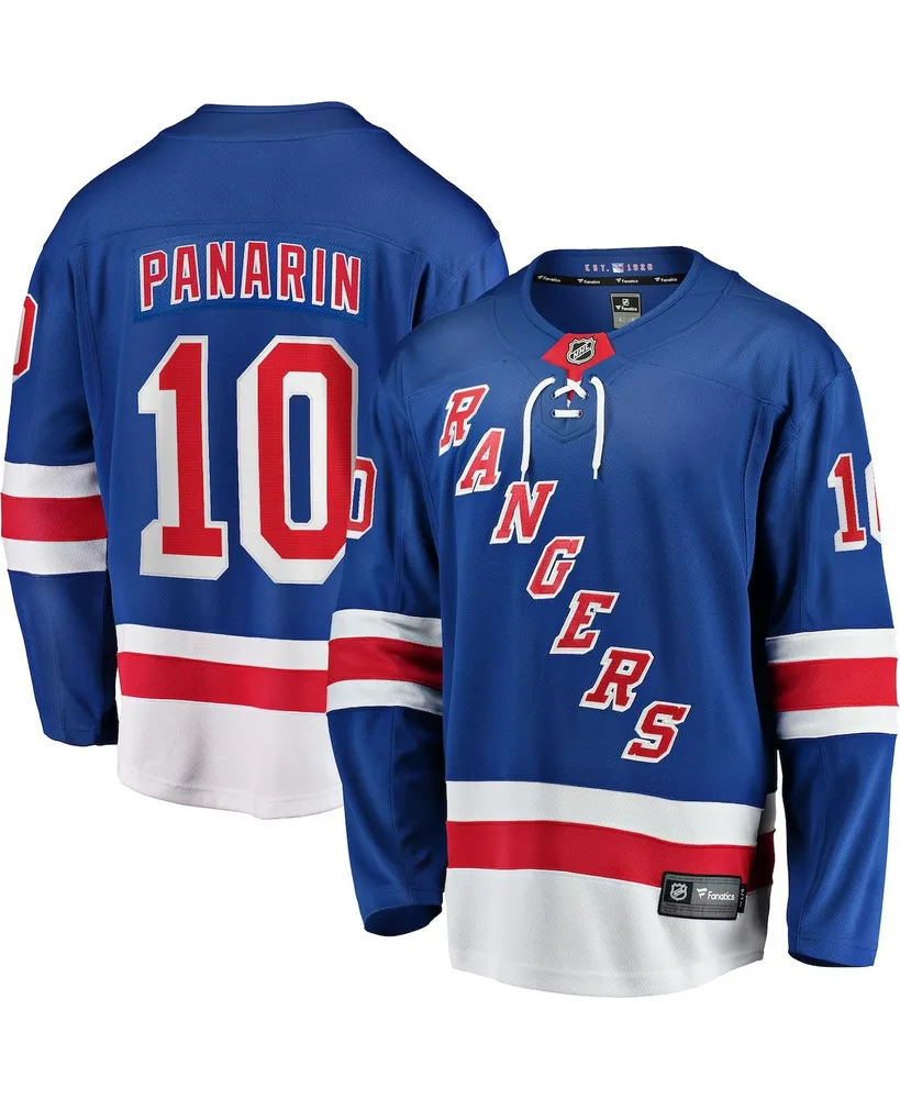 Men's Fanatics Artemi Panarin Blue New York Rangers Home Premier Breakaway Player Jersey