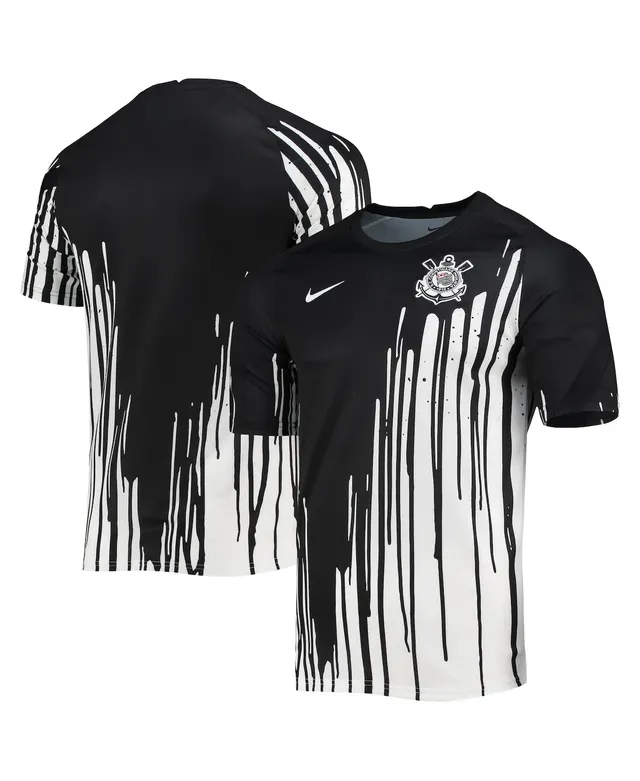 Men's Nike Black Corinthians 2022/23 Away Replica Blank Jersey