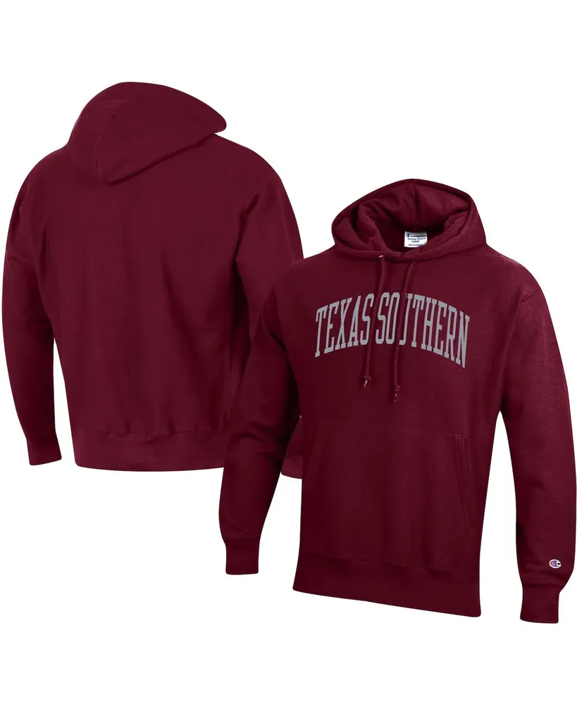 Men's Champion Maroon Texas Southern Tigers Tall Arch Pullover Hoodie