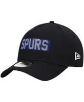 Men's New Era Black Tottenham Hotspur Hd Logo A-Frame 39Thirty Flex Hat