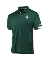 Men's Colosseum Green Michigan State Spartans Santry Polo Shirt