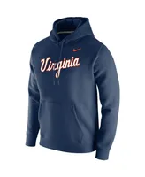 Men's Nike Navy Virginia Cavaliers Vintage-Like School Logo Pullover Hoodie