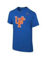 Big Boys Jordan Royal Florida Gators Throwback Collection T-shirt