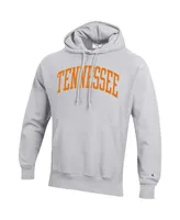 Men's Champion Heathered Gray Tennessee Volunteers Team Arch Reverse Weave Pullover Hoodie