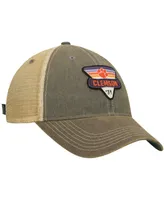 Men's Gray Clemson Tigers Legacy Point Old Favorite Trucker Snapback Hat