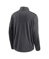 Men's Nike Anthracite San Diego Padres Diamond Icon Pacer Performance Quarter-Zip Top