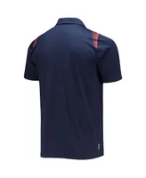 Men's Under Armour Navy Auburn Tigers 2021 Sideline Performance Polo Shirt