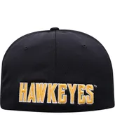 Men's Top of The World Black Iowa Hawkeyes Reflex Logo Flex Hat