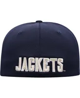 Men's Top of The World Navy Georgia Tech Yellow Jackets Reflex Logo Flex Hat