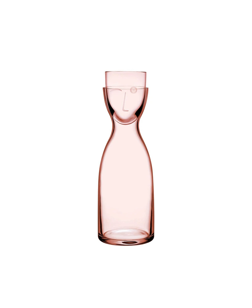Nude Glass Mr. & Mrs. Night Carafe, Tall