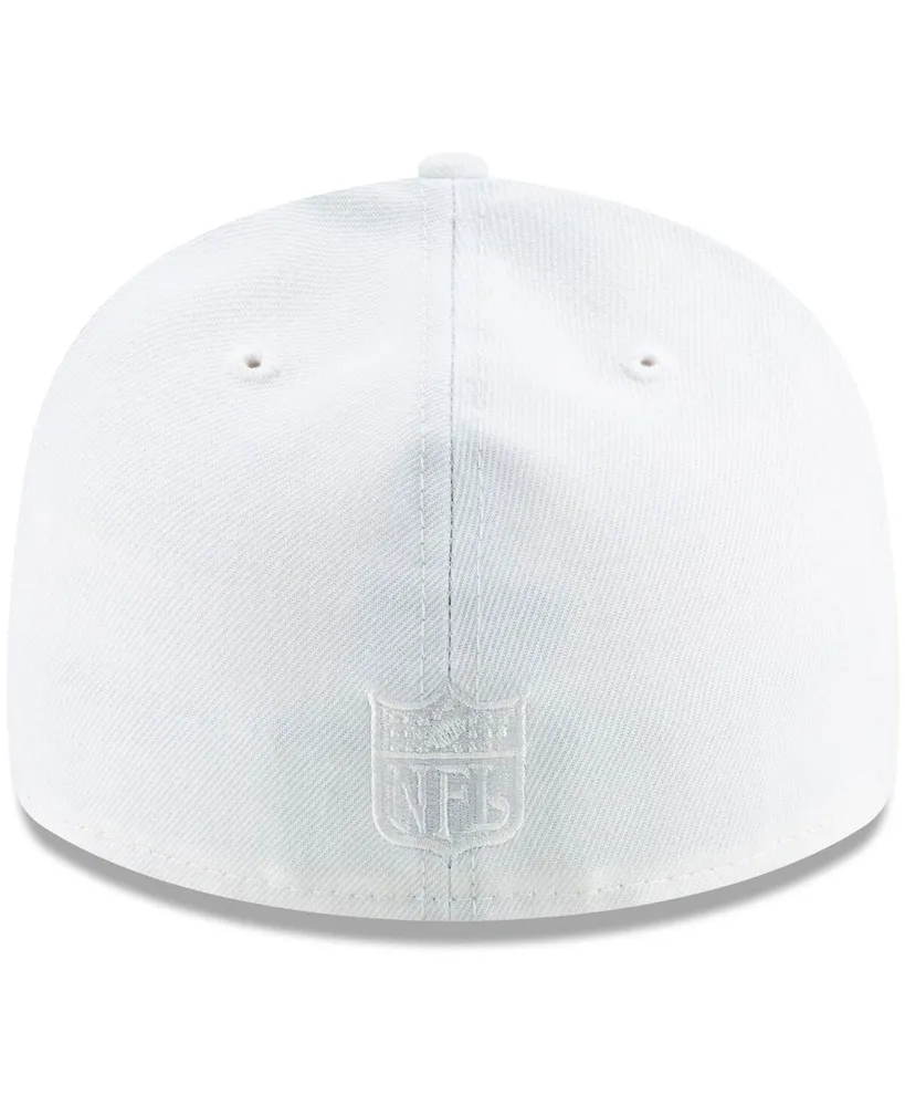 Men's New Era Cleveland Browns White On Low Profile 59Fifty Fitted Hat