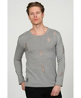 Ron Tomson Men's Modern Distorted Sweater