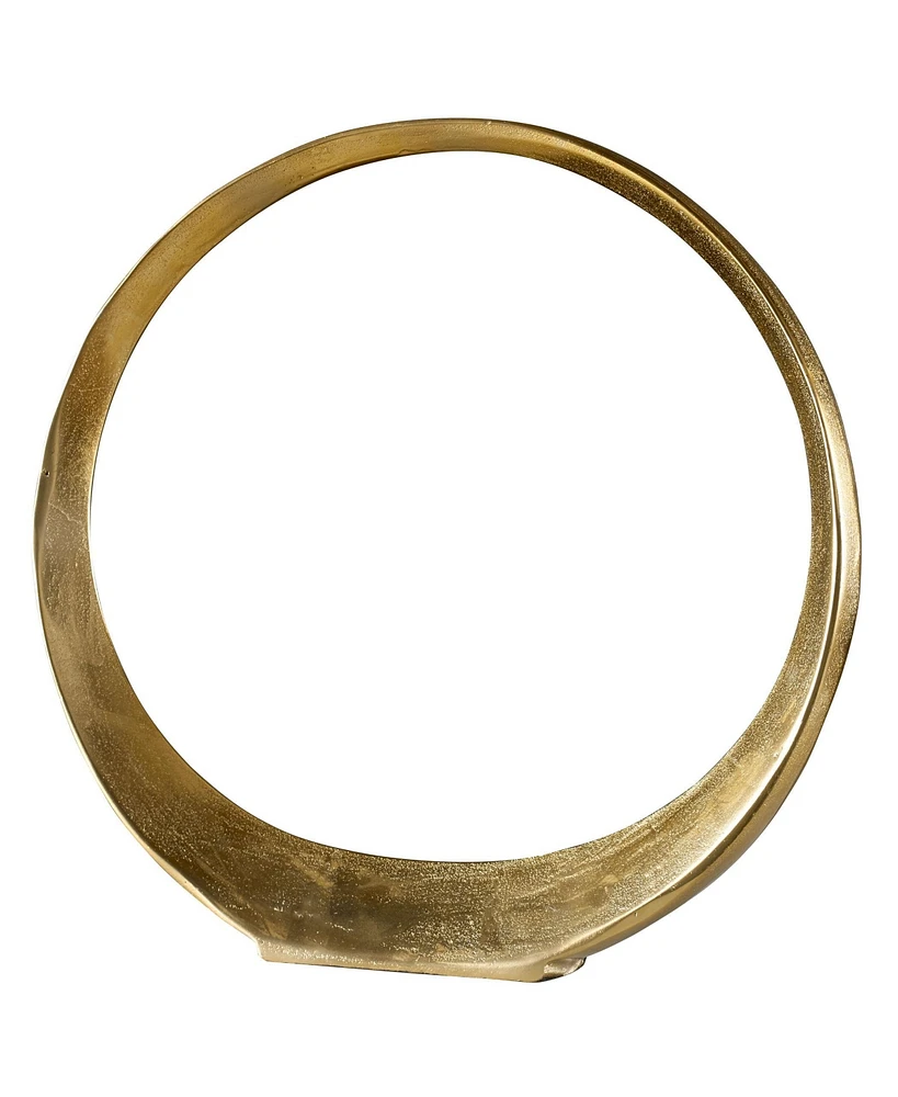 Uttermost Jimena Large Ring Sculpture - Gold