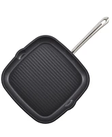 Anolon Accolade Forged Hard-Anodized Nonstick Square Grill Pan, 11-Inch, Moonstone