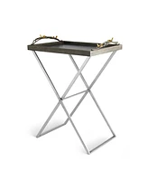 Butterfly Ginkgo Butler Tray Stand