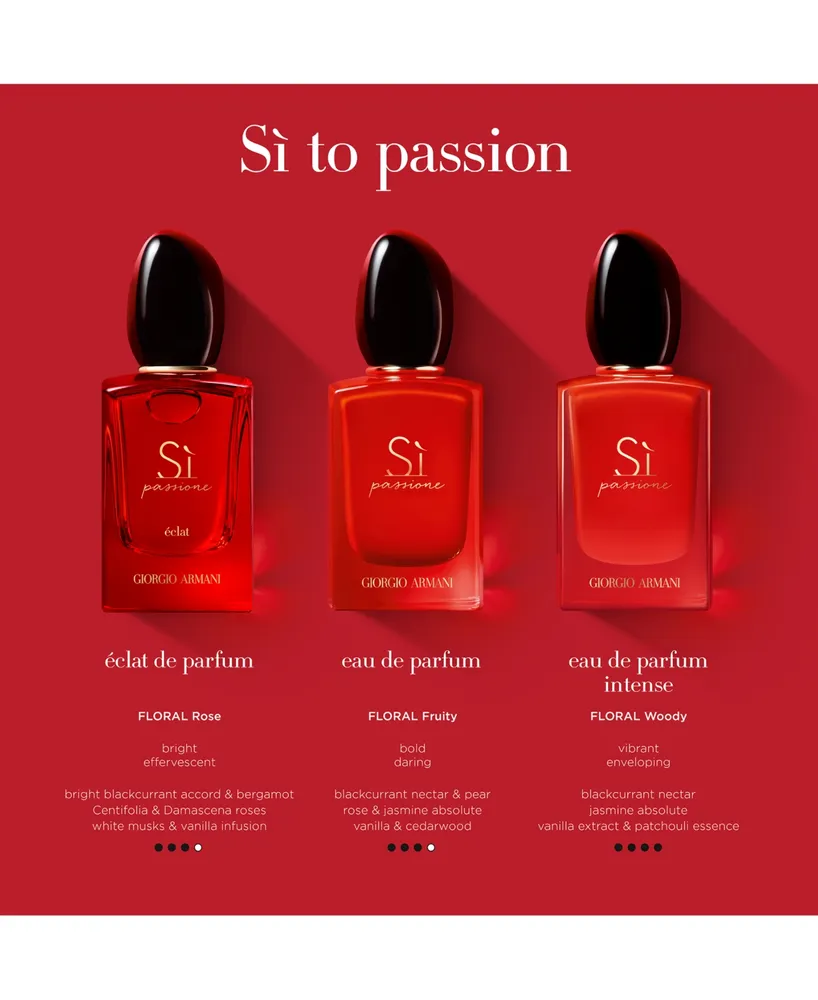 Armani Beauty Si Passione Eau de Parfum Spray, 3.4