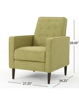 Mervynn Mid-Century Modern Button Tufted Recliner