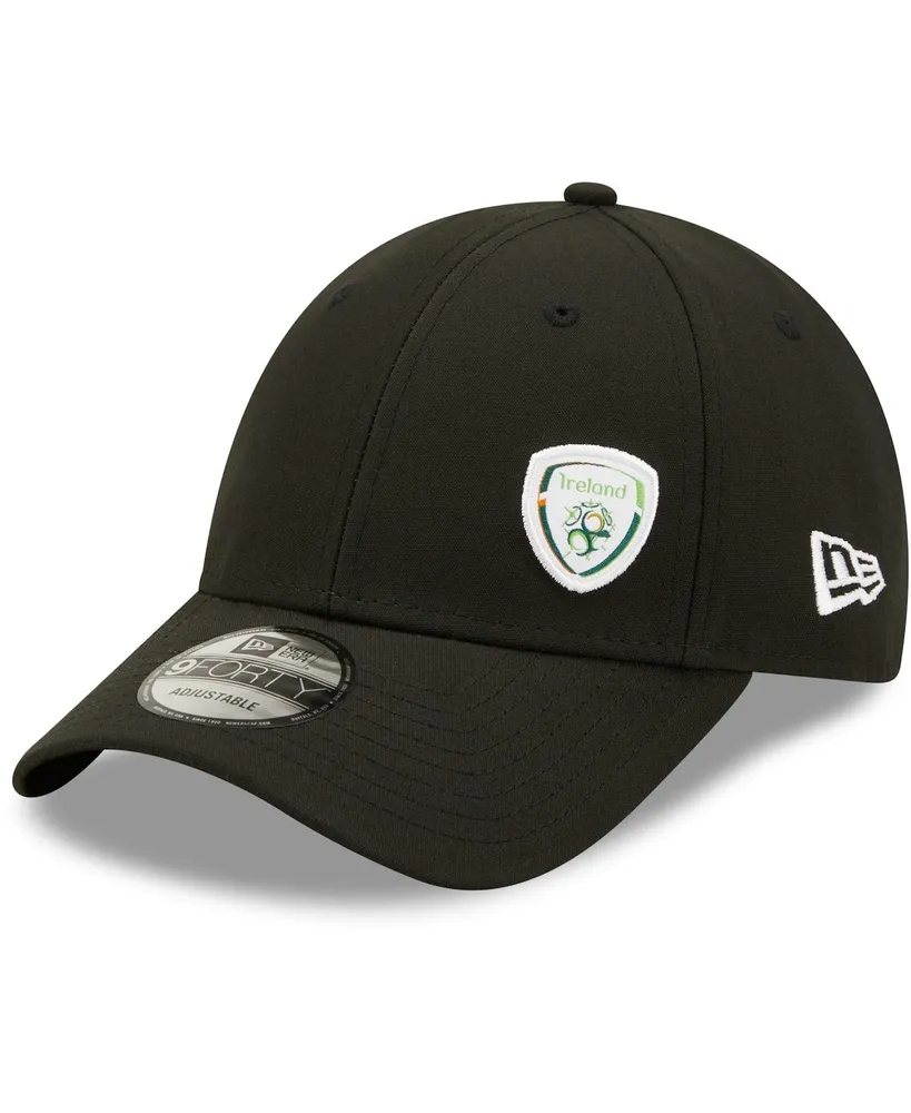 Men's New Era Black Ireland National Team Repreve 9FORTY Adjustable Hat