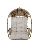 Greystone Outdoor and Indoor Wicker Hanging Chair