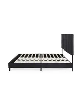 Eveleth Contemporary Upholstered Platform King Bed