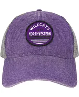 Men's Purple Northwestern Wildcats Sunset Dashboard Trucker Snapback Hat