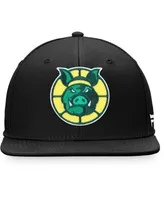 Men's Fanatics Black Ball Hogs Core Snapback Hat