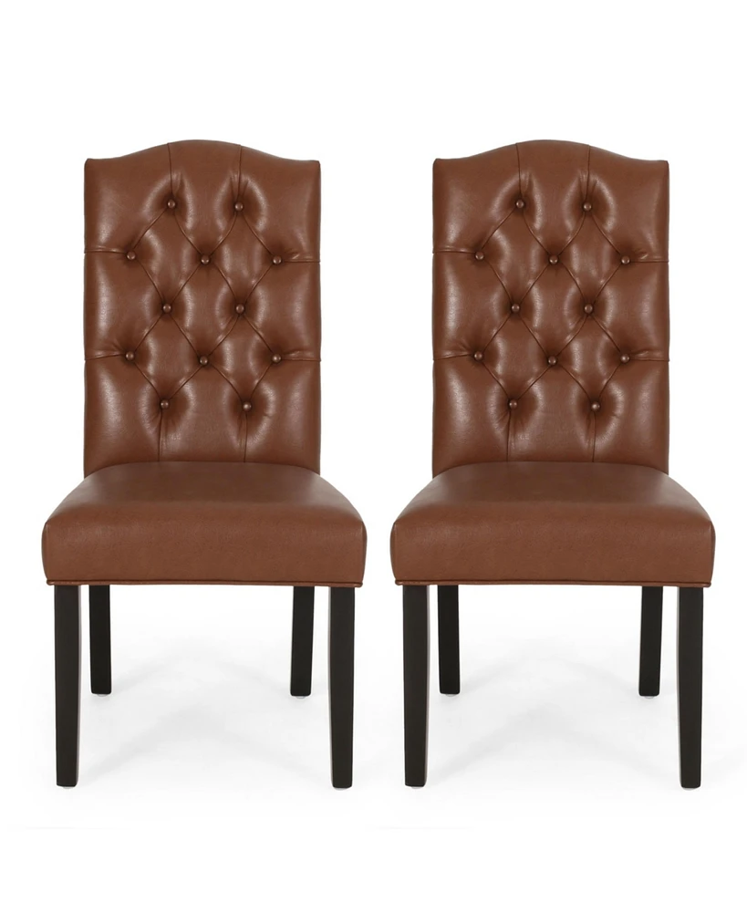 Harriet Contemporary Tufted Dining Chairs Set