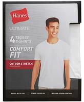 Hanes Men's Ultimate 4-Pk. Moisture-Wicking Stretch T-Shirts