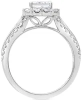 Diamond Princess Bridal Set (3 ct. t.w.) in 14k White Gold