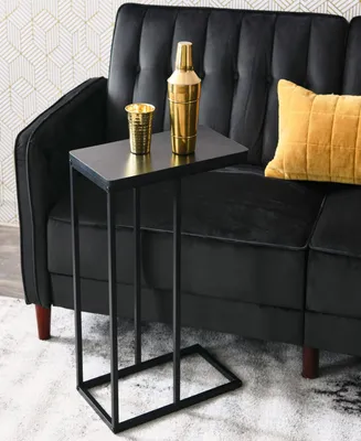 Modern C-Shaped Side Table