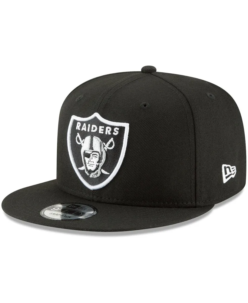 Men's New Era Black Las Vegas Raiders B-Dub 9FIFTY Adjustable Hat