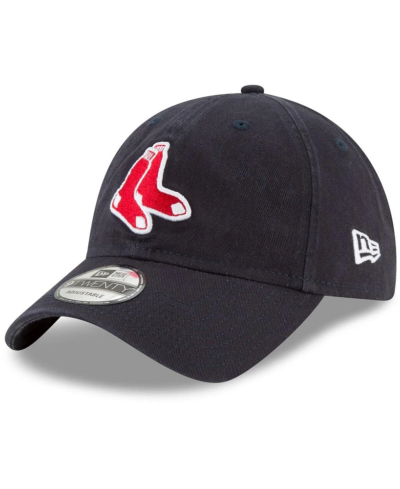 Men's New Era Navy Boston Red Sox Logo Replica Core Classic 9TWENTY Adjustable Hat