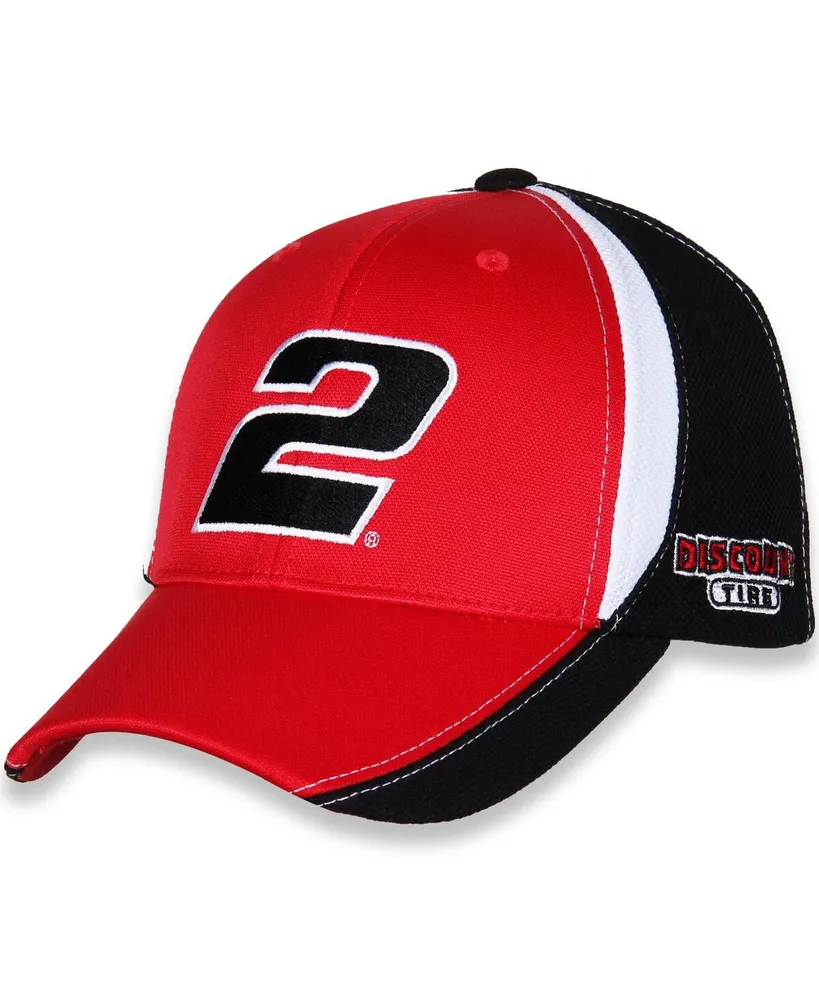 Men's Team Penske Red, Black Austin Cindric Discount Tire Number Performance Adjustable Hat