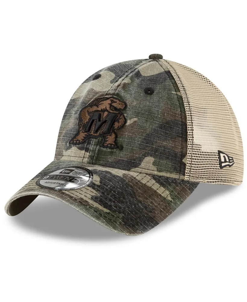 Buffalo Bills New Era Basic 9TWENTY Trucker Snapback Hat - Camo/Black