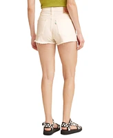 Levi's Women's 501 Button Fly Cotton High-Rise Denim Shorts