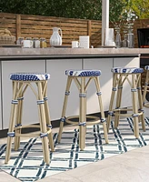 Livio 26" Patio Barstool Set, 2 Piece