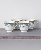 Noritake Lodi's Morning 8 Oz Cups, Set of 4