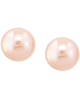 Effy 3-Pc. Set Pink, Peach, & White Cultured Freshwater Pearl (9mm) Stud Earrings in Sterling Silver